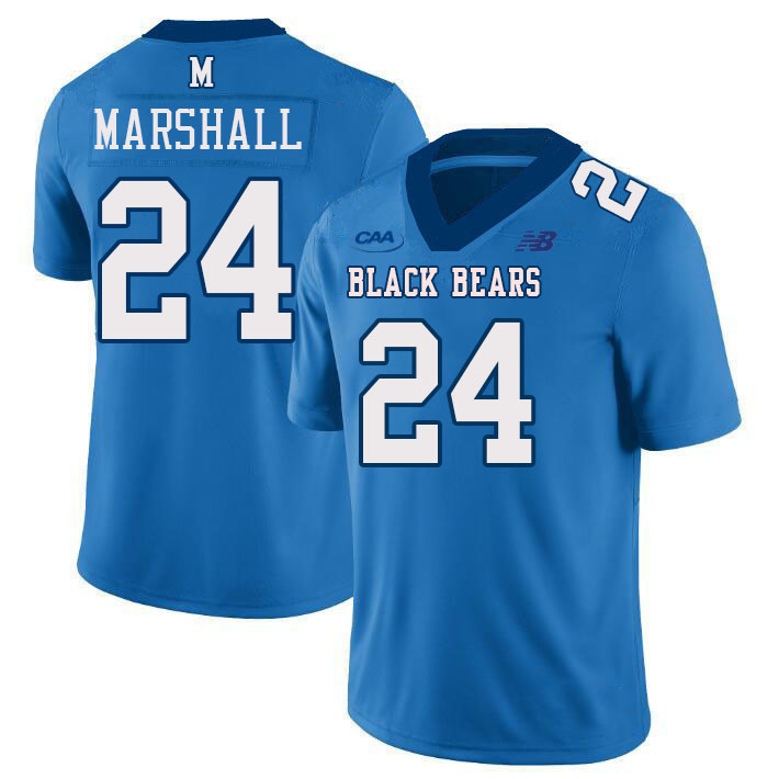 Maine Black Bears #24 Rashawn Marshall College Football Jerseys,Uniforms-Light Blue